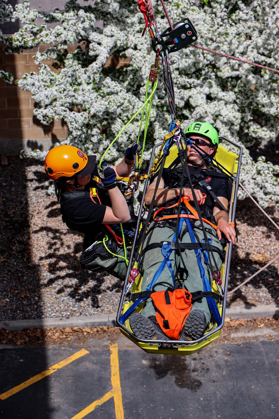 Airborne Stokes basket rescue