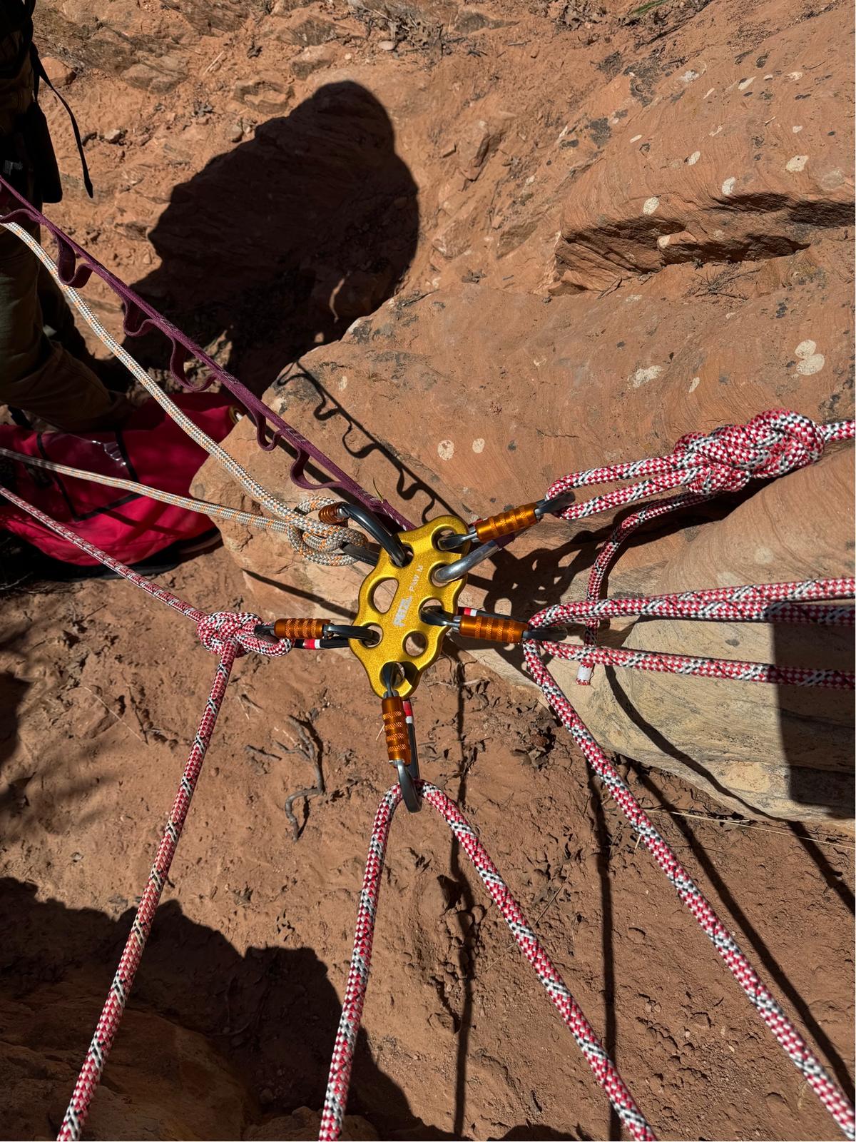 Technical rope rescue rigging and equipment