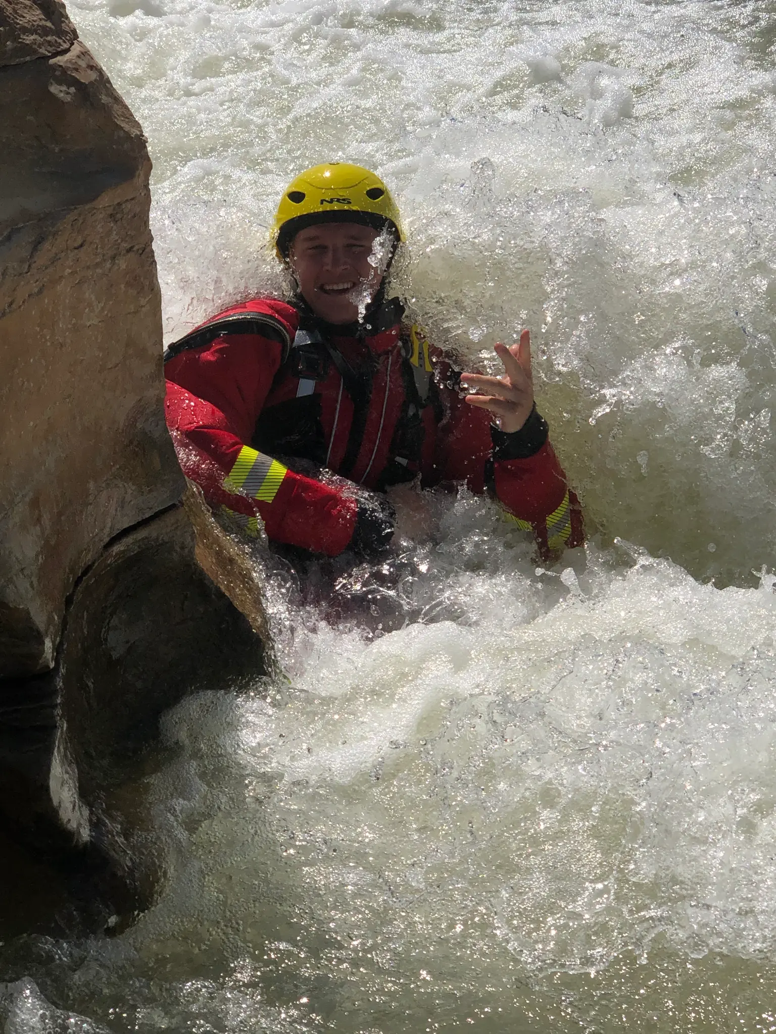 Swiftwater rescue training - whitewater scenario