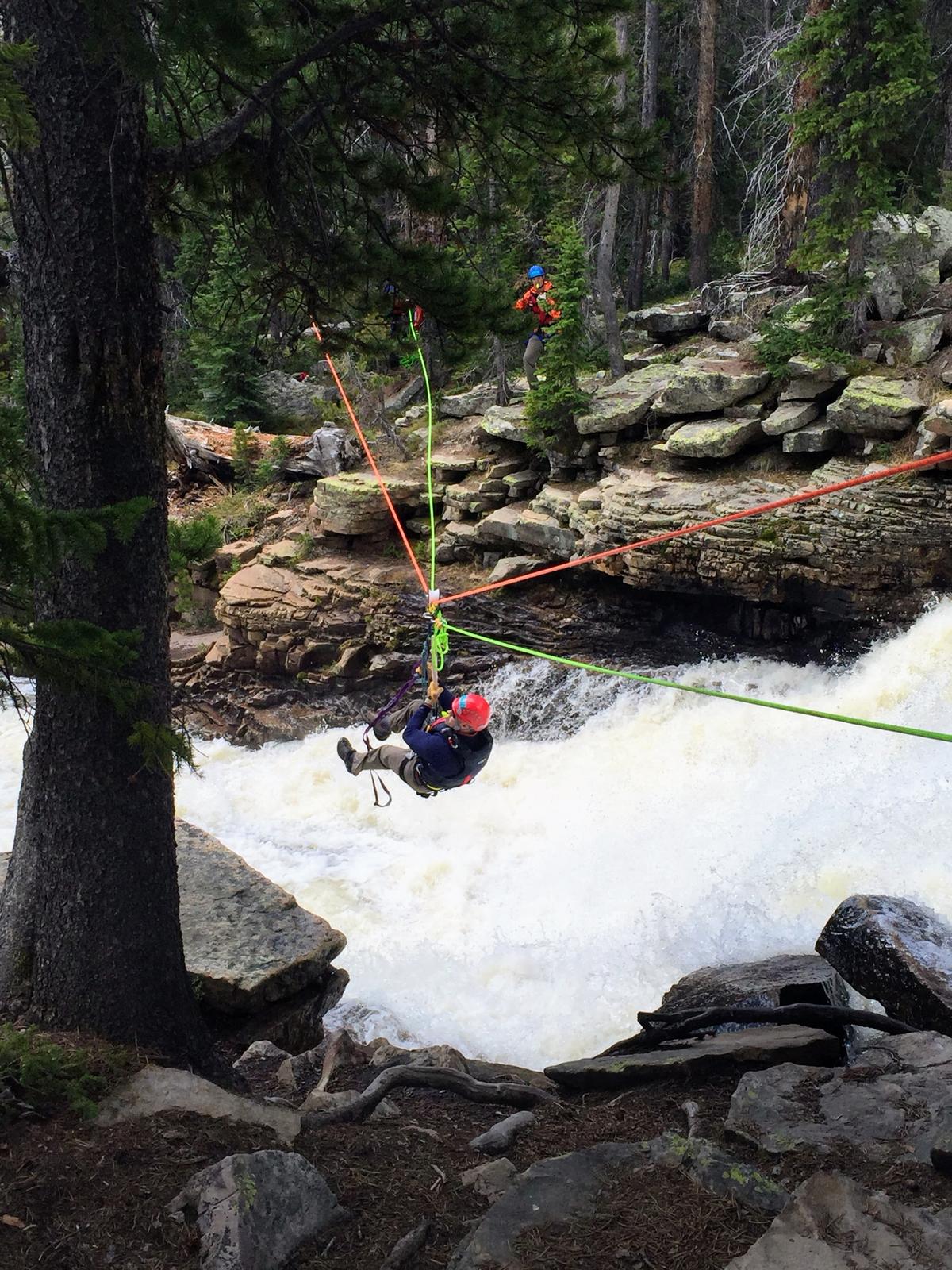 Josh Hicken - Swiftwater Rescue Over Waterfall