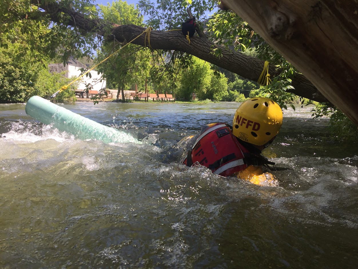 Agency swiftwater training